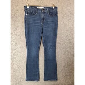 Levi's Bootcut Jeans Womens 10L (Fits 33x32) Blue Denim Boho Streetwear Mid Rise